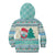 Gnome Bagpies Musical Kid Hoodie Nollaig Chridheil Scotland Christmas Pattern - Wonder Print Shop