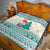 Gnome Bagpies Musical Quilt Nollaig Chridheil Scotland Christmas Pattern - Wonder Print Shop