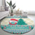 Gnome Bagpies Musical Round Carpet Nollaig Chridheil Scotland Christmas Pattern