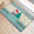 Gnome Bagpies Musical Rubber Doormat Nollaig Chridheil Scotland Christmas Pattern - Wonder Print Shop