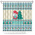 Gnome Bagpies Musical Shower Curtain Nollaig Chridheil Scotland Christmas Pattern