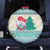 Gnome Bagpies Musical Spare Tire Cover Nollaig Chridheil Scotland Christmas Pattern