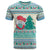 Gnome Bagpies Musical T Shirt Nollaig Chridheil Scotland Christmas Pattern