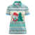 Gnome Bagpies Musical Women Polo Shirt Nollaig Chridheil Scotland Christmas Pattern