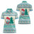 Gnome Bagpies Musical Women Polo Shirt Nollaig Chridheil Scotland Christmas Pattern