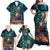 Nollaig Chridheil Scottish Gnome Family Matching Off Shoulder Maxi Dress and Hawaiian Shirt Bagpies Musical and Chirstmas Tree LT9 - Wonder Print Shop