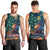 Nollaig Chridheil Scottish Gnome Men Tank Top Bagpies Musical and Chirstmas Tree - Wonder Print Shop