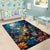 Nollaig Chridheil Scottish Gnome Area Rug Merry Christmas with Starry Night LT9 - Wonder Print Shop