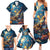 Nollaig Chridheil Scottish Gnome Family Matching Summer Maxi Dress and Hawaiian Shirt Merry Christmas with Starry Night - Wonder Print Shop