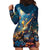 Nollaig Chridheil Scottish Gnome Hoodie Dress Merry Christmas with Starry Night - Wonder Print Shop