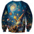 Nollaig Chridheil Scottish Gnome Sweatshirt Merry Christmas with Starry Night