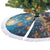 Nollaig Chridheil Scottish Gnome Tree Skirt Merry Christmas with Starry Night