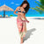 Hawaii Sarong Aloha Tribal Pattern Sweat Pink Ombre - Wonder Print Shop