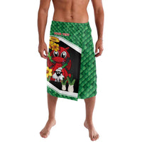 Saint David's Day Personalized Lavalava Green Welsh Dragon Daffodil Sheep Leak - Wonder Print Shop