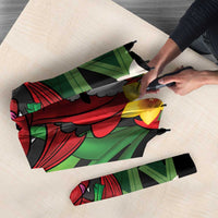 Saint David's Day Umbrella Green Welsh Dragon Daffodil Sheep Leak - Wonder Print Shop