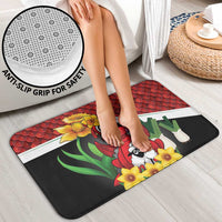 Saint David's Day Bathroom Set Red Welsh Dragon Daffodil Sheep Leak - Wonder Print Shop