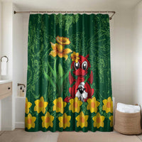 Saint David's Day Bathroom Set Welsh Dragons Yellow Daffodils - Wonder Print Shop