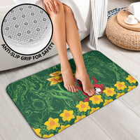 Saint David's Day Bathroom Set Welsh Dragons Yellow Daffodils - Wonder Print Shop