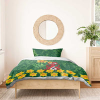 Saint David's Day Bedding Set Welsh Dragons Yellow Daffodils - Wonder Print Shop