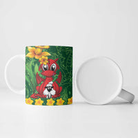 Saint David's Day Ceramic Mug Welsh Dragons Yellow Daffodils - Wonder Print Shop