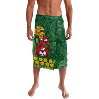 Saint David's Day Lavalava Welsh Dragons Yellow Daffodils - Wonder Print Shop