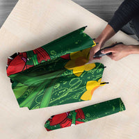 Saint David's Day Umbrella Welsh Dragons Yellow Daffodils - Wonder Print Shop
