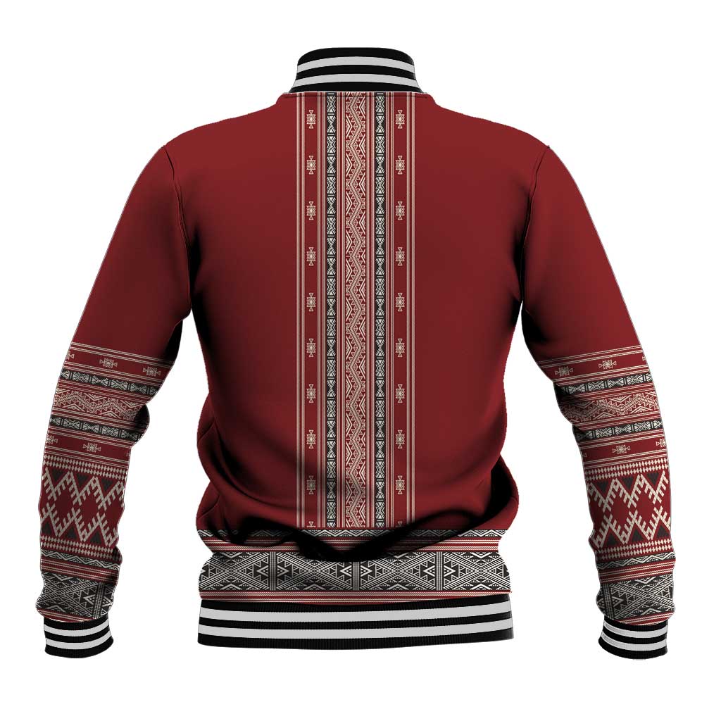 Tunisian Embroidery Pattern Baseball Jacket - Wonder Print Shop