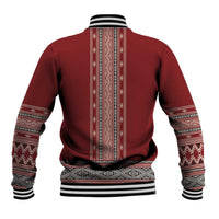 Tunisian Embroidery Pattern Baseball Jacket - Wonder Print Shop