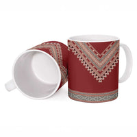 Tunisian Embroidery Pattern Ceramic Mug - Wonder Print Shop