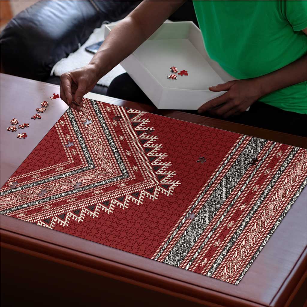 Tunisian Embroidery Pattern Puzzle - Wonder Print Shop