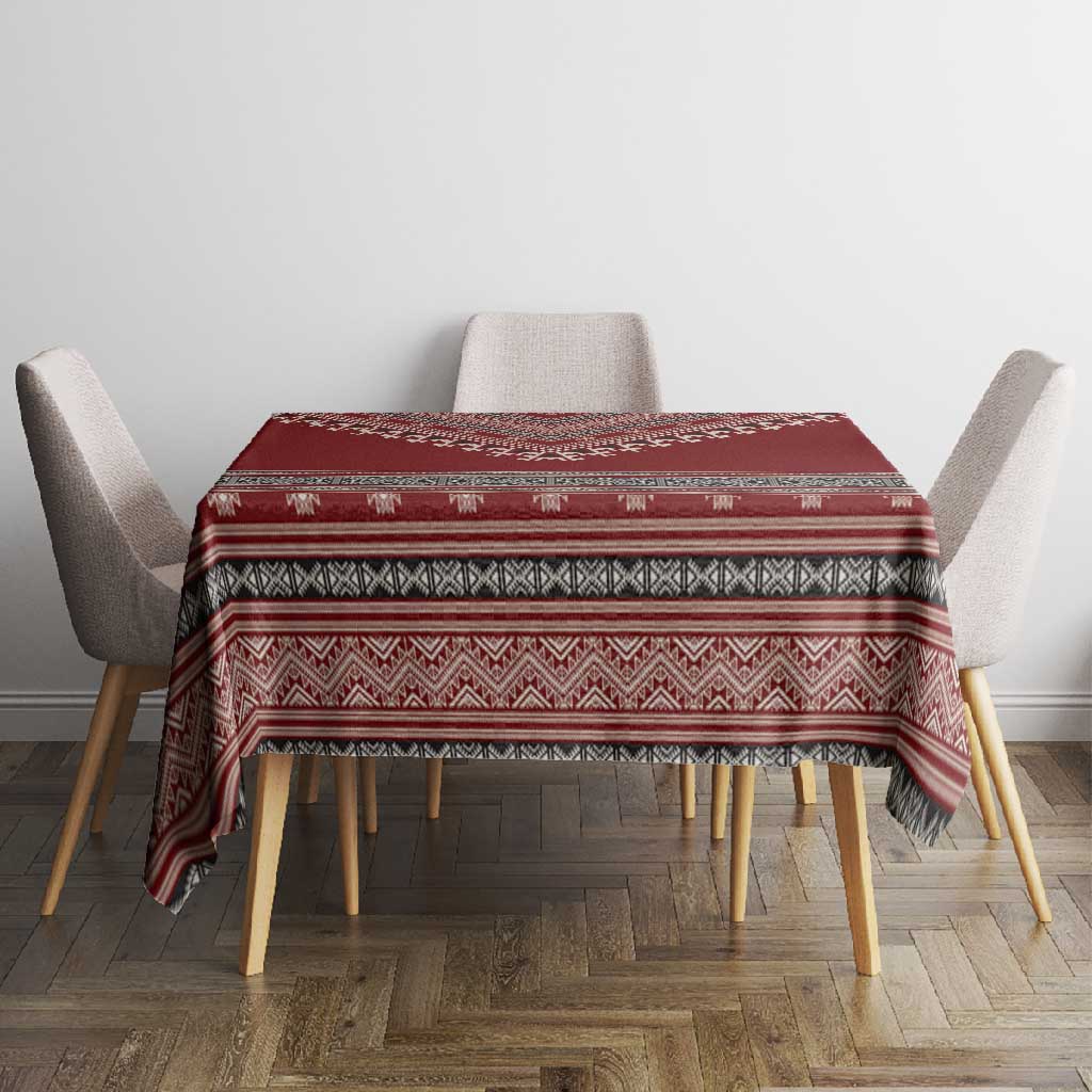 Tunisian Embroidery Pattern Tablecloth - Wonder Print Shop