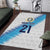 Guatemala Football Custom Area Rug Go Los Chapines White Pattern