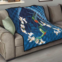 Guatemala Quetzal Bird Quilt Libre Crezca Fecundo