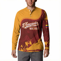 Venezuela Baseball First World Champion 2026 Custom Button Sweatshirt