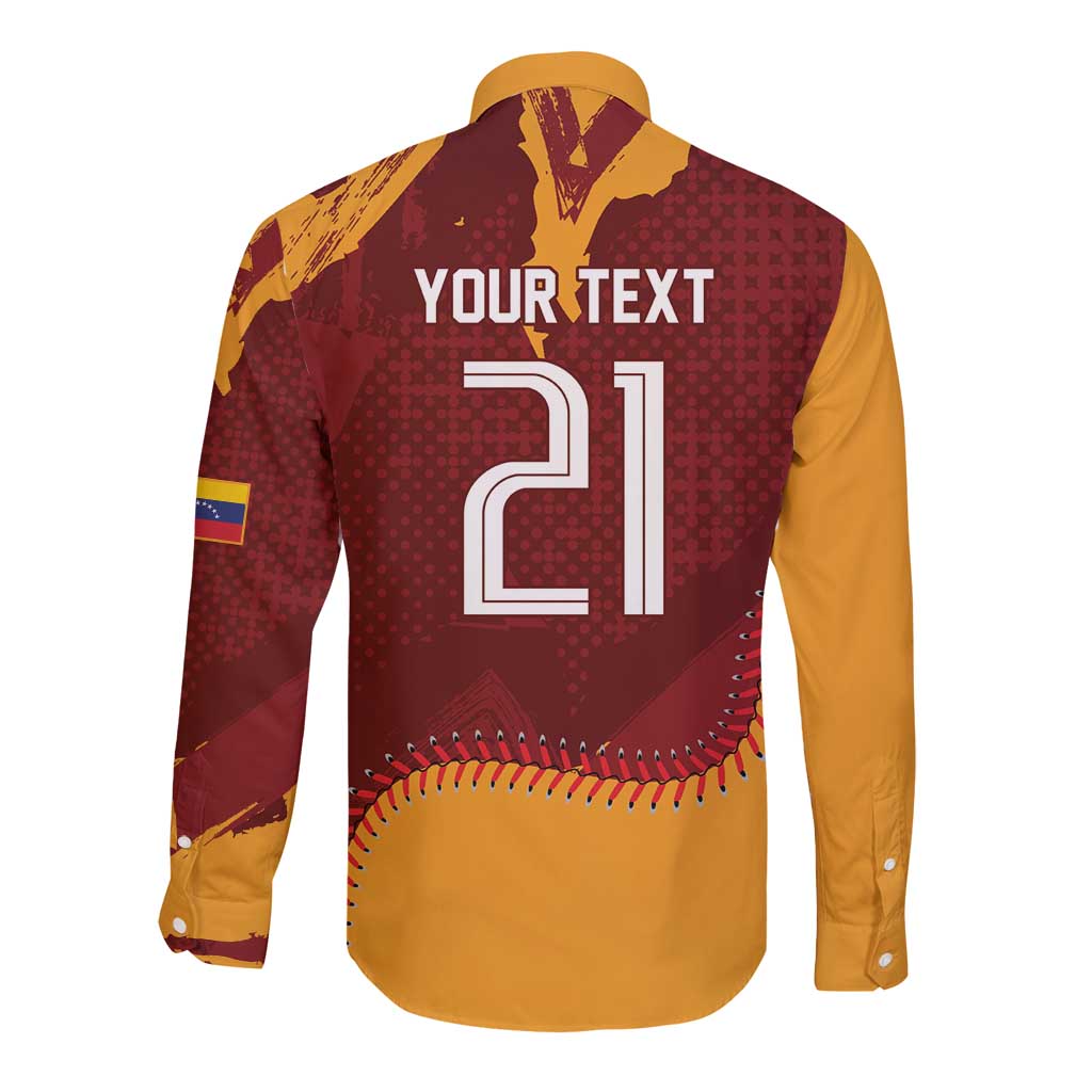 Venezuela Baseball First World Champion 2026 Custom Long Sleeve Button Shirt