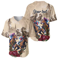 Personalized Kentucky Horse Race Baseball Jersey Race for Rosse
