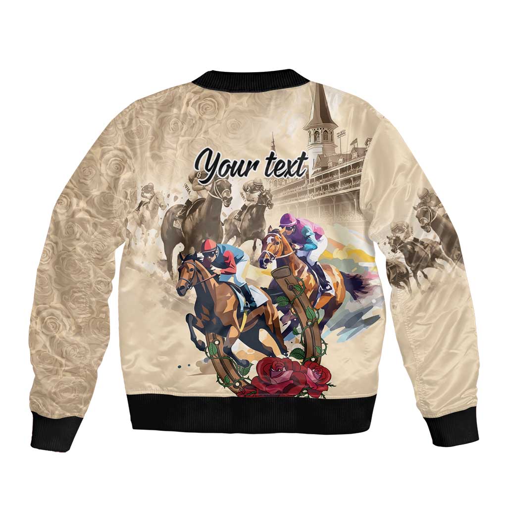 Personalized Kentucky Horse Race Bomber Jacket Race for Rosse