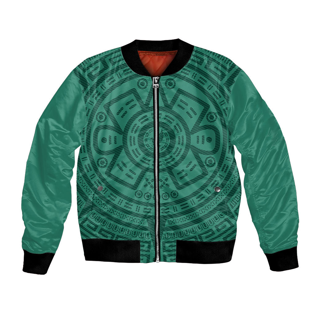 El Tri Mexico World Football 2026 Bomber Jacket Simple Calendario Azteca-inspired