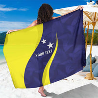 Felis dia di Bandera Curacao Personalized Sarong Curacao Flag Style - Wonder Print Shop