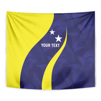 Felis dia di Bandera Curacao Personalized Tapestry Curacao Flag Style - Wonder Print Shop