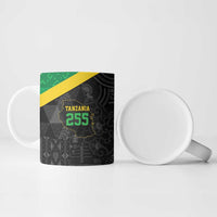 Tanzania 255 Ceramic Mug African Mix Pattern Flag Motif - Wonder Print Shop
