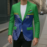 Tanzania Cricket Custom Blazer The Cows Tanzania Pattern - Wonder Print Shop