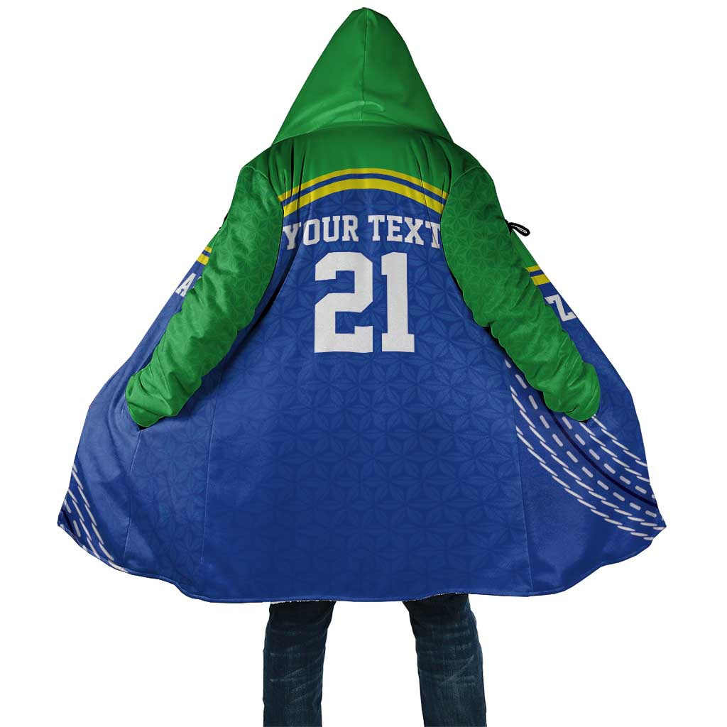 Tanzania Cricket Custom Cloak The Cows Tanzania Pattern - Wonder Print Shop