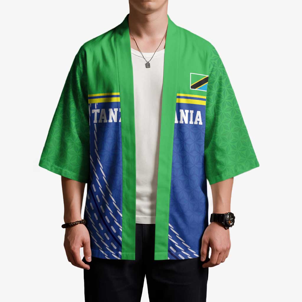 Tanzania Cricket Custom Kimono The Cows Tanzania Pattern - Wonder Print Shop