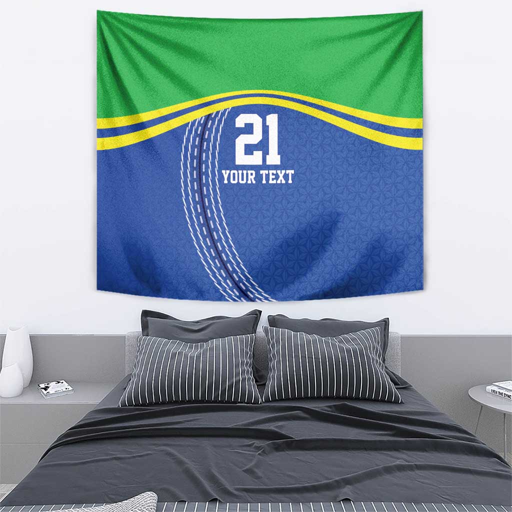 Tanzania Cricket Custom Tapestry The Cows Tanzania Pattern - Wonder Print Shop