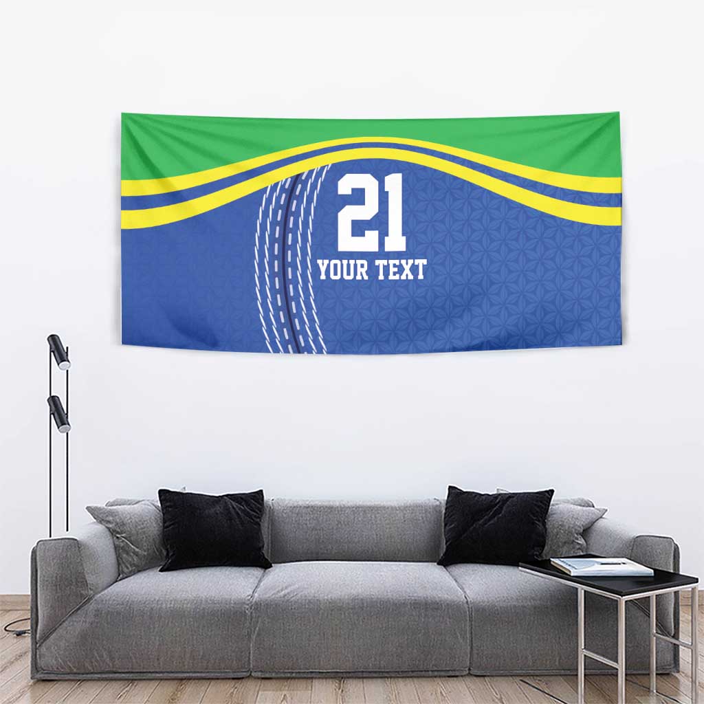 Tanzania Cricket Custom Tapestry The Cows Tanzania Pattern - Wonder Print Shop