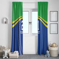 Tanzania Cricket Custom Window Curtain The Cows Tanzania Pattern - Wonder Print Shop