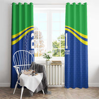 Tanzania Cricket Custom Window Curtain The Cows Tanzania Pattern - Wonder Print Shop