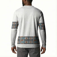 African Ndebele Traditional Attire Button Sweatshirt White Ndebele Stripe