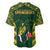 South Africa Rugby Baseball Jersey Bokke Champions Kente Pattern LT9 - Wonder Print Shop